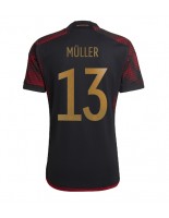 Saksa Thomas Muller #13 Vieraspaita MM-kisat 2022 Lyhythihainen